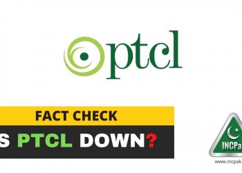 PTCL Down in Pakistan, PTCL Down