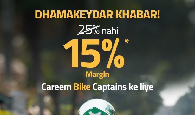 Careem slashes its Bike commission to 15%