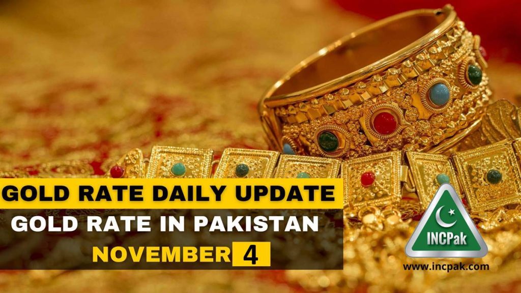 Gold Rate in Pakistan Today 4 November 2021 INCPak