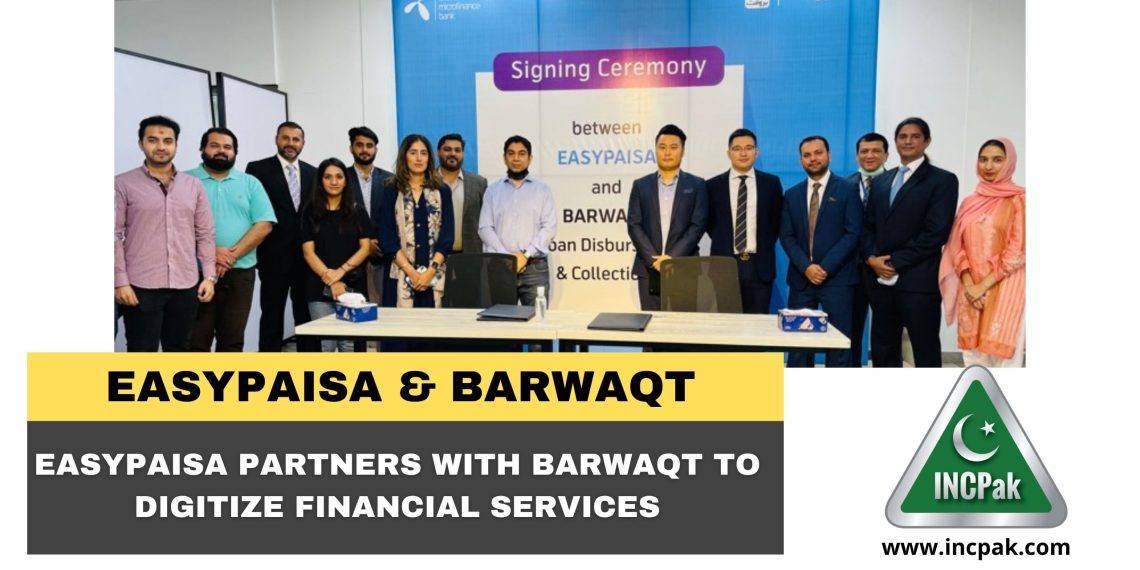 Easypaisa Partners with Barwaqt to Digitize Financial Services