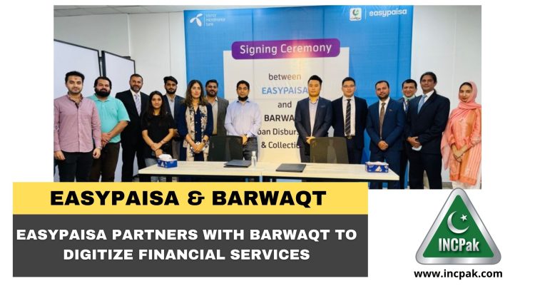 Easypaisa Partners with Barwaqt to Digitize Financial Services