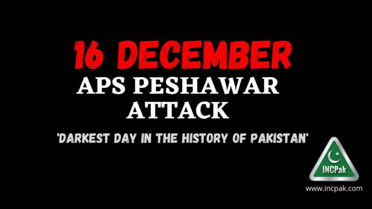 7th Anniversary of APS Peshawar attack being observed today