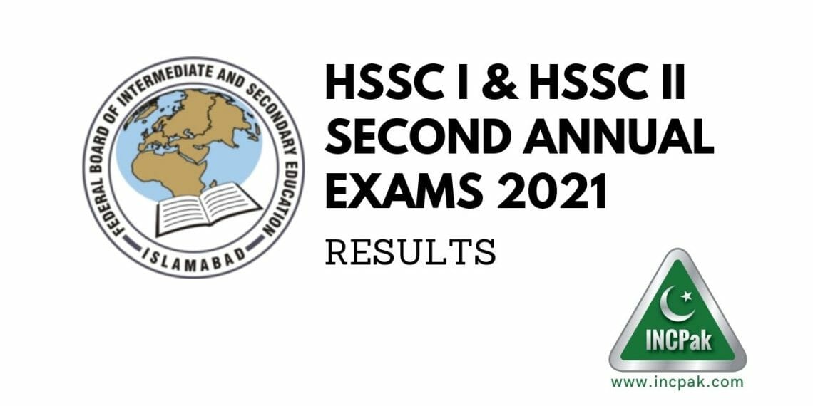 HSSC I Results, HSSC II Results, HSSC Results, Intermediate Results