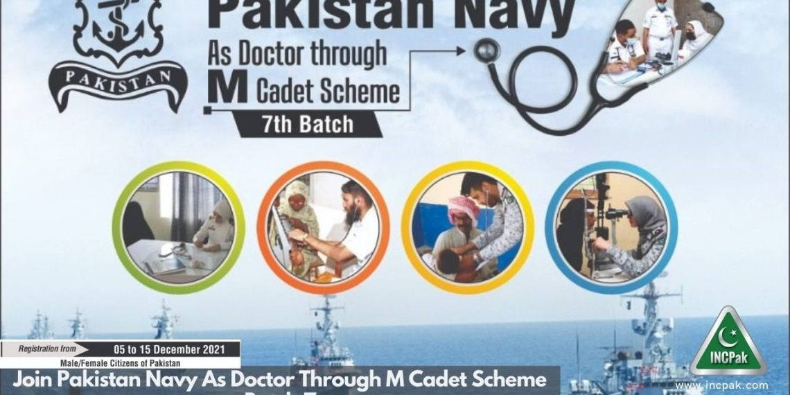 Join Pakistan Navy As Doctor Through MCadet Scheme Batch 7