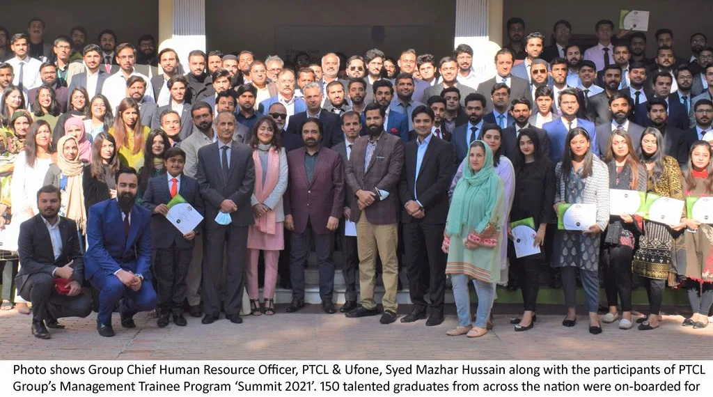 PTCL Group onboards top 150 graduates under its Summit Programme 2021