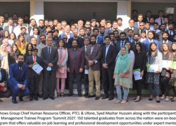 PTCL Group onboards top 150 graduates under its Summit Programme 2021