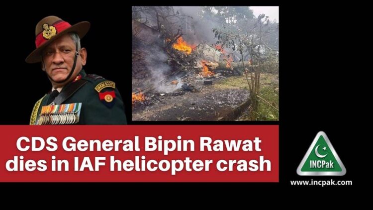 IAF Helicopter Crash, Bipin Rawat, Helicopter Crash