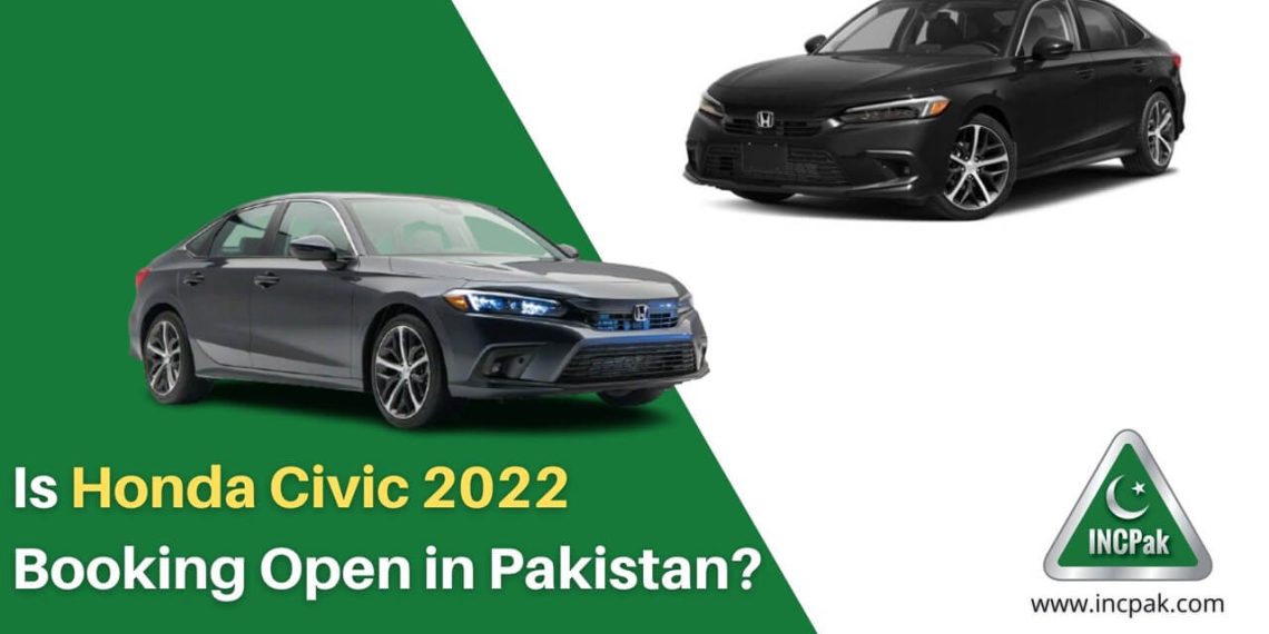 Honda Civic 2022 Booking, Honda Civic 2022, Honda Civic 2022 Booking in Pakistan