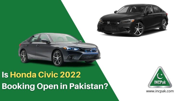 Honda Civic 2022 Booking, Honda Civic 2022, Honda Civic 2022 Booking in Pakistan