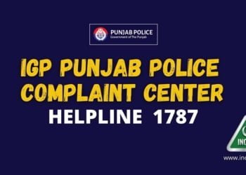 IGP PUNJAB POLICE COMPLAINT CENTER 1787