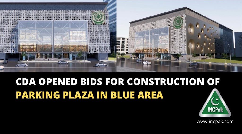 CDA opened bids for construction of parking plaza in Blue Area