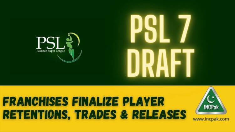 PSL 7 Draft, PSL 7, PSL 2022 Draft, PSL 2022, Pakistan Super League