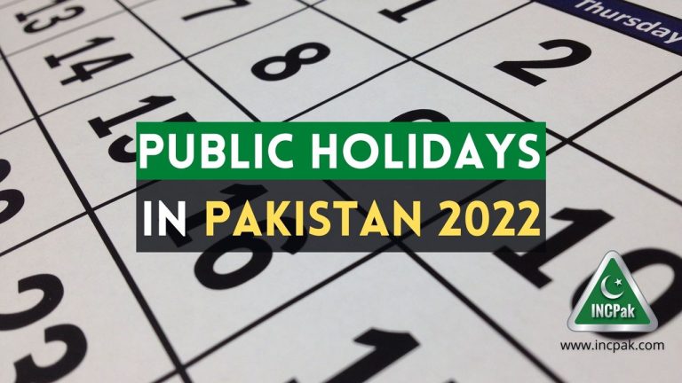 Public Holidays In Pakistan 2022