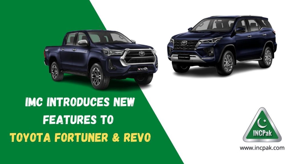 Imc Introduces New Features To Toyota Fortuner Revo Incpak