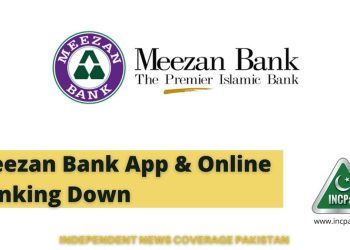 Meezan Bank App Down, Meezan Bank Down, Meezan Bank