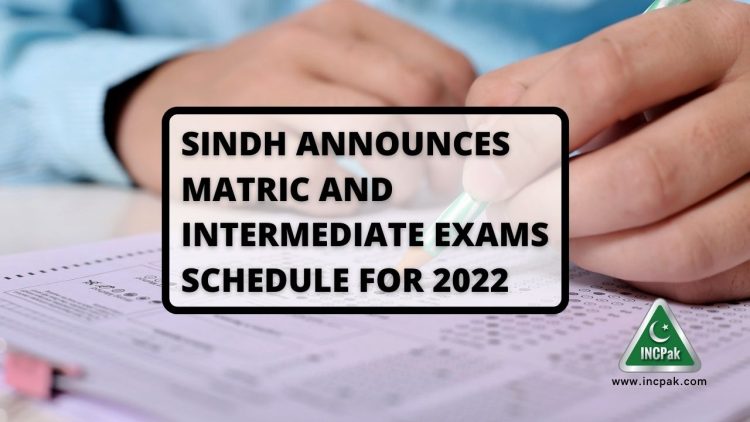 Sindh Matric Exams, Sindh Intermediate Exams, Matric Exams, Intermediate Exams