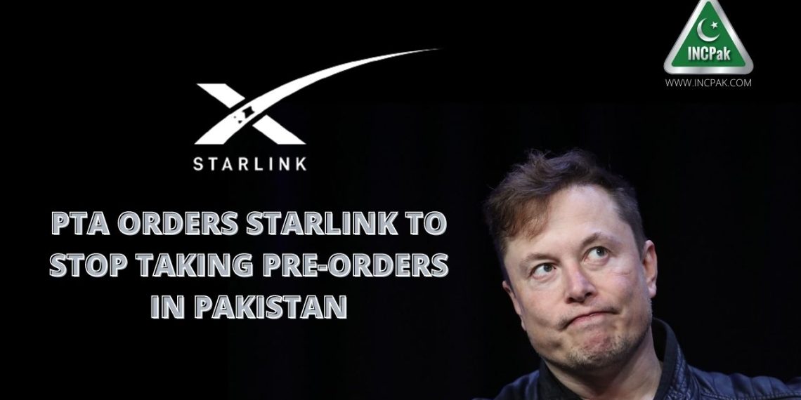 Starlink Pakistan, Starlink Pre Bookings, Starlink