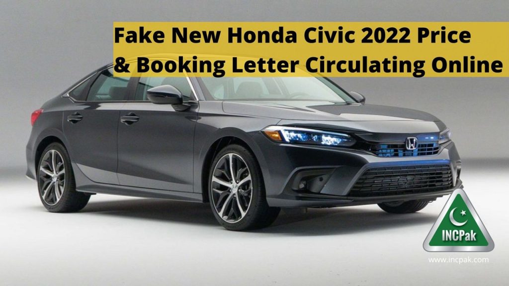 Honda Civic 2022, New Honda Civic 2022, Honda Civic 2022 Price, Honda Civic 2022 Booking, Honda Civic 2022 Price in Pakistan