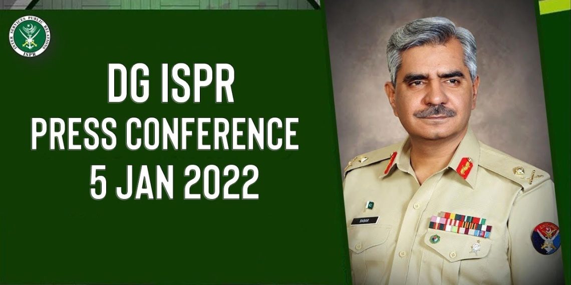 DG ISPR Press Conference, DG ISPR