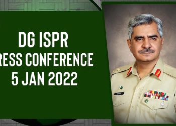 DG ISPR Press Conference, DG ISPR