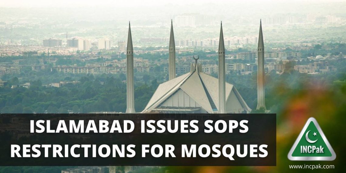 Islamabad Mosques, Restrictions Mosques