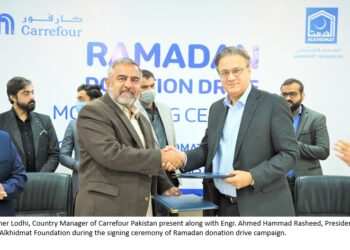 Carrefour and Al Khidmat Foundation - MoU signing ceremony 