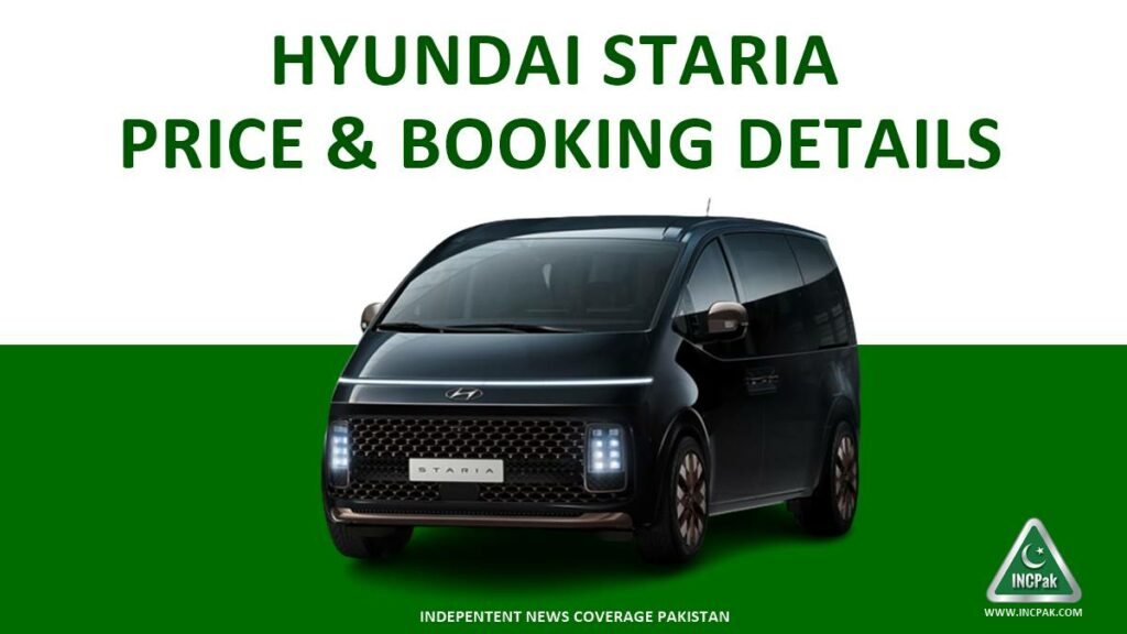 Hyundai STARIA Price in Pakistan, Hyundai STARIA Price, Hyundai STARIA Booking, Hyundai STARIA