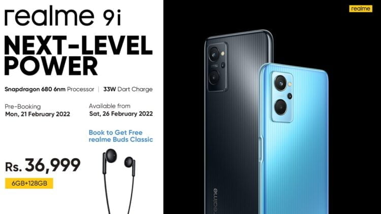 Realme 9i Price in Pakistan, Realme 9i, Realme 9i Pre Order