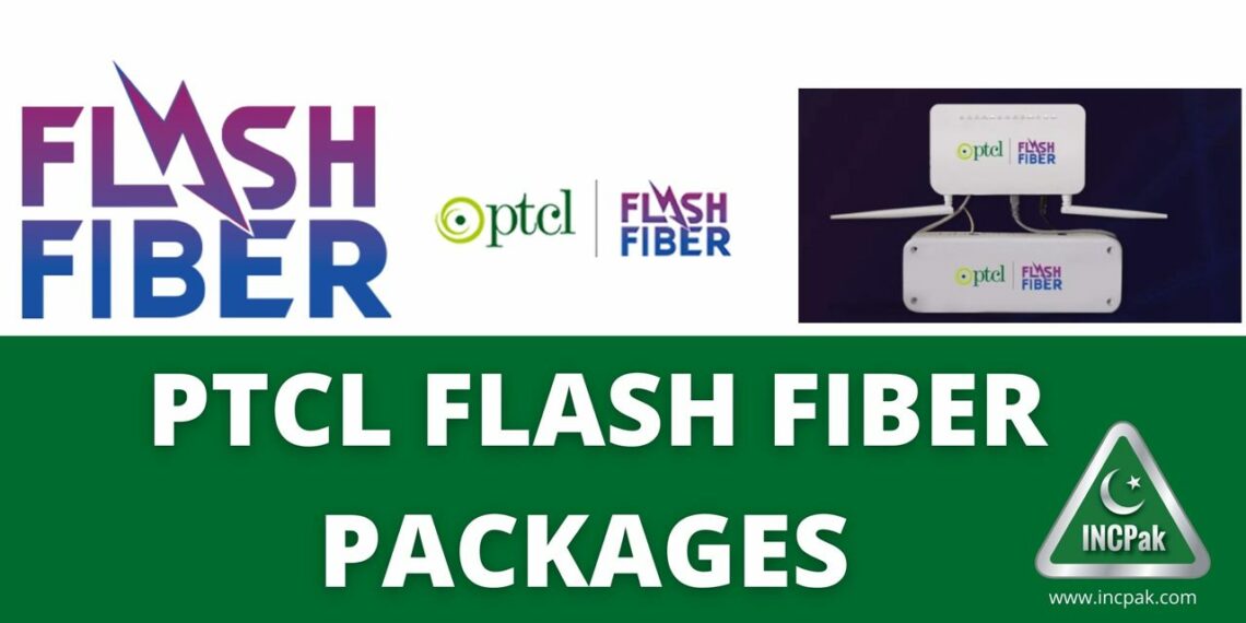 PTCL upgrades Flash Fiber (FTTH) Packages