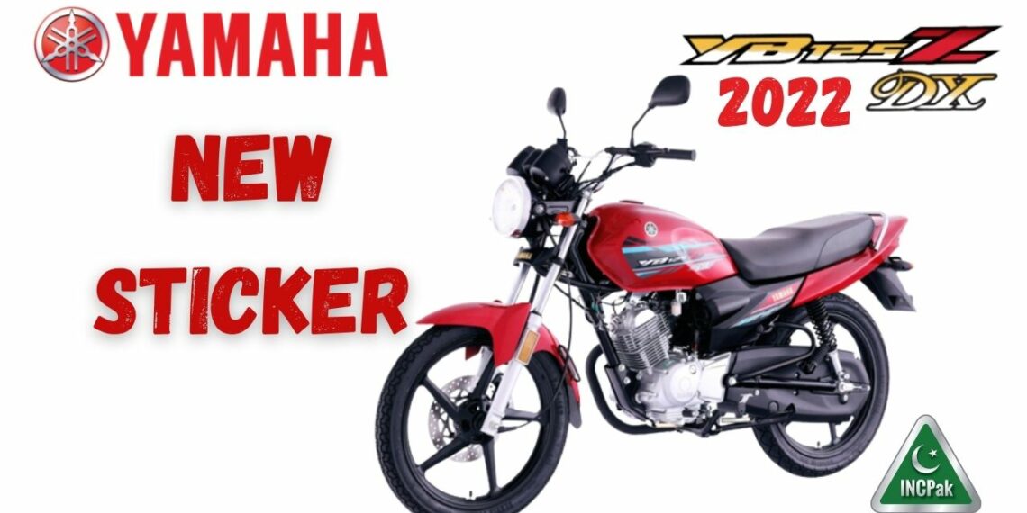 Yamaha YB125Z DX 2022, New Sticker