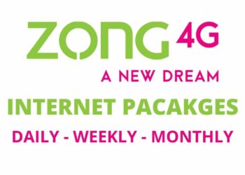 Zong Internet Packages, Zong Internet Bundles, Zong Monthly Internet, Zong Weekly Internet, Zong Daily Internet