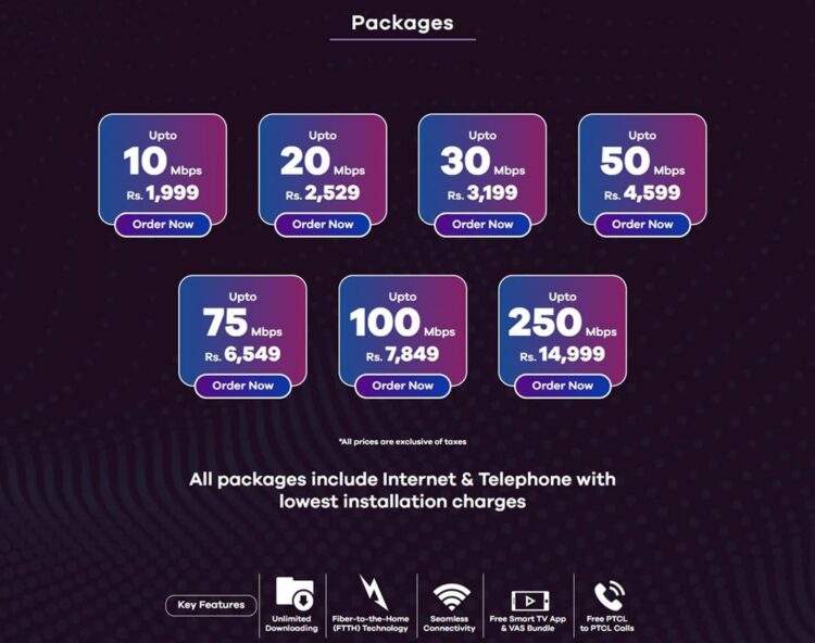 PTCL upgrades Flash Fiber (FTTH) Internet Packages - INCPak