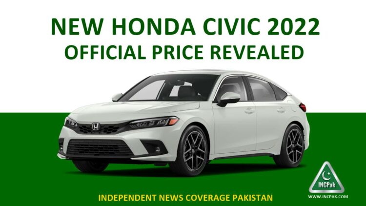 Honda Civic 2022 Price in Pakistan, New Honda Civic Price in Pakistan, Honda Civic 2022, New Honda Civic