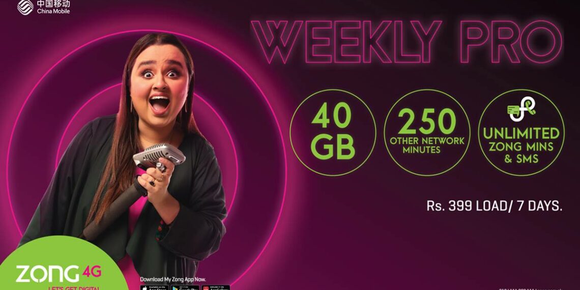 Zong Weekly Pro Package, Zong Weekly Pro Offer