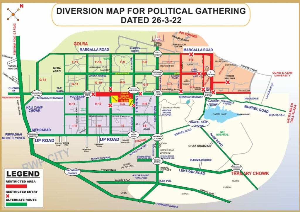 Islamabad Traffic Plan, Traffic Plan, Islamabad Traffic Plan Update