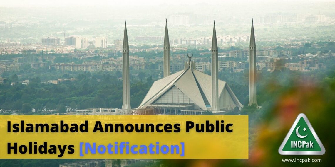 Islamabad Public Holiday, Public Holiday