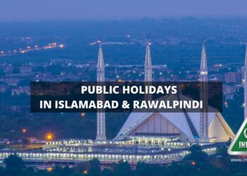 Govt announces four days public holiday in Rawalpindi & Islamabad