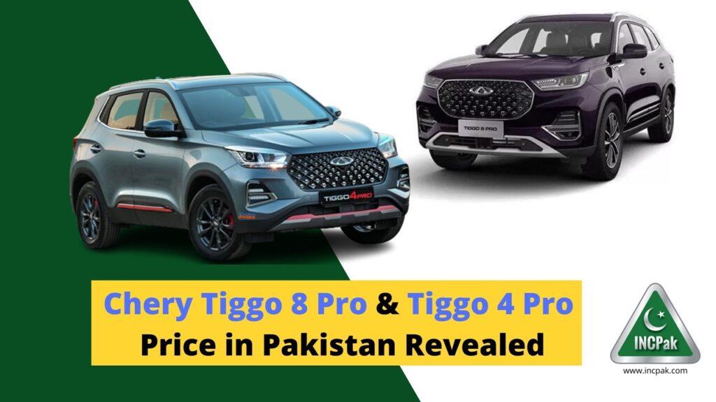 Chery Tiggo 8 Pro Price in Pakistan, Chery Tiggo 4 Pro Price in Pakistan, Chery Tiggo 8 Pro, Chery Tiggo 4 Pro