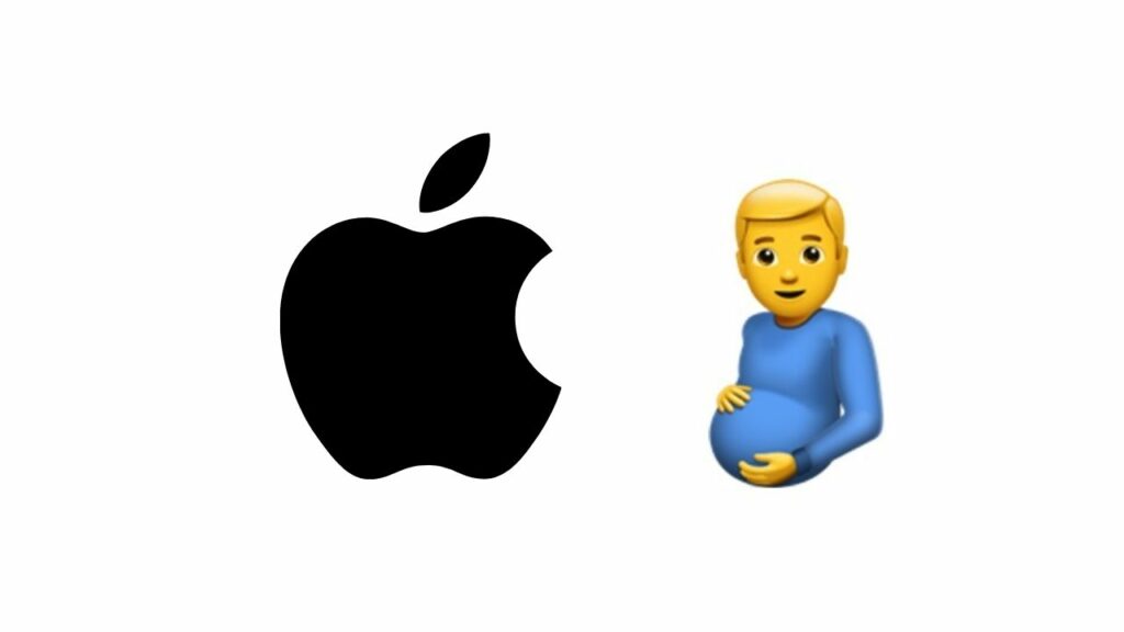 Apple, Pregnant Man Emoji