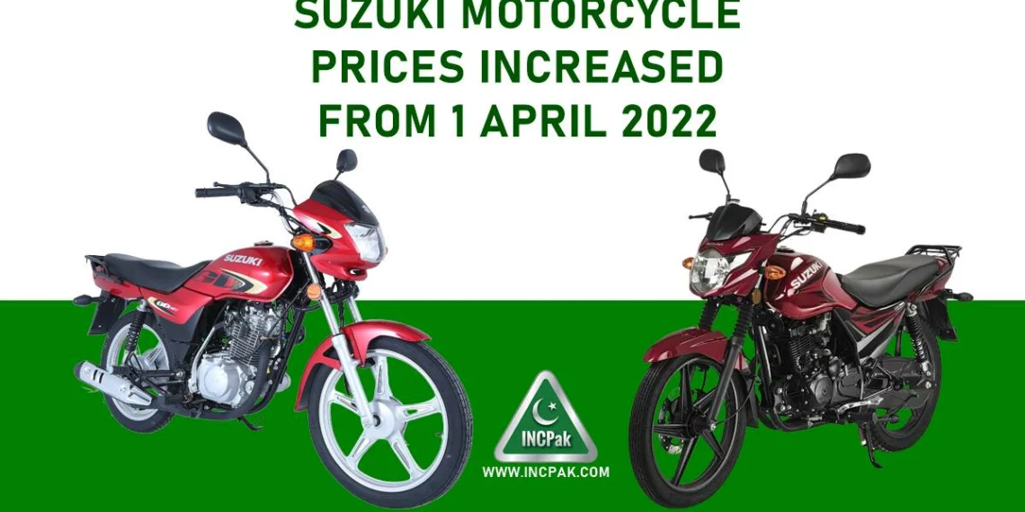 Suzuki Motorcycle Prices, Suzuki Motorcycle Prices in Pakistan, Suzuki Motorbike Prices