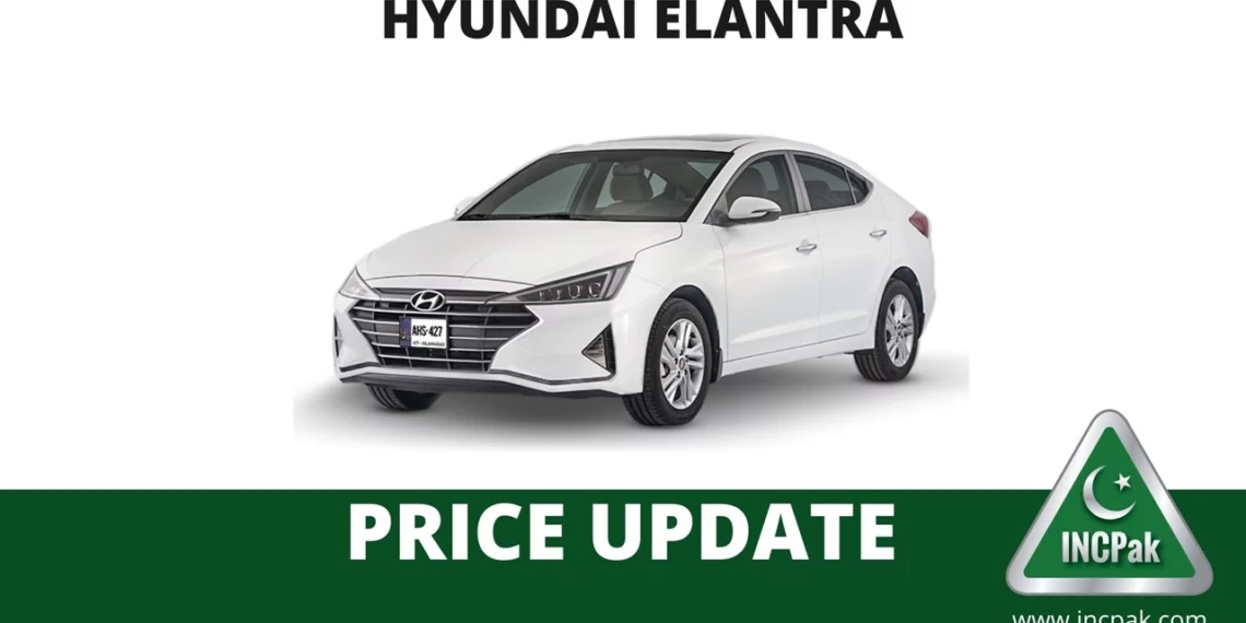 Hyundai Elantra Price in Pakistan, Hyundai Elantra Price