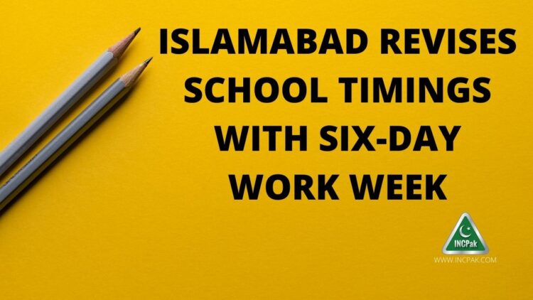 Islamabad School Timings, School Timings in Islamabad