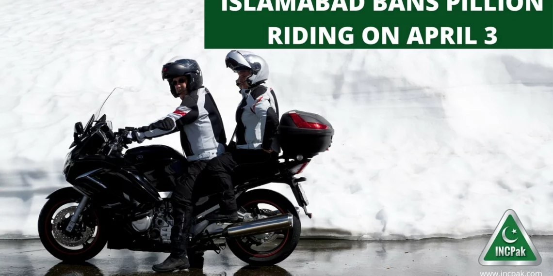 Islamabad Pillion Riding