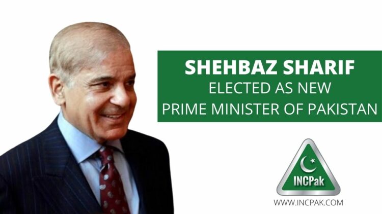 Shehbaz Sharif, Prime Minister