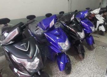 Punjab Scooter Program, Scooters Female Teachers, Electric Scooters