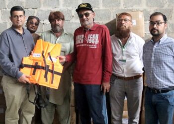 PTCL Group donates life jackets to fishermen community of Karachi