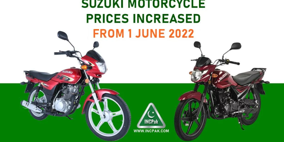 Suzuki Motorcycle Prices, Suzuki Motorcycle Prices in Pakistan, Suzuki Motorbike Prices