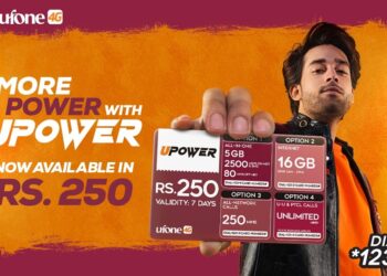 Ufone 4G users can now enjoy more power with UPower 250