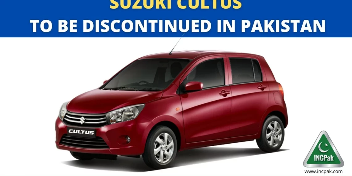 Suzuki Cultus, Suzuki Cultus Discontinued, Suzuki Cultus Pakistan