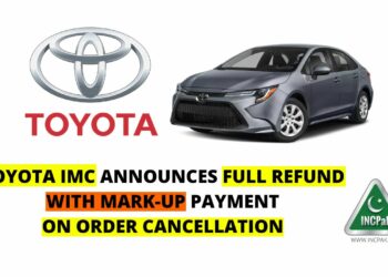 Toyota Refund, Toyota IMC, Toyota Indus Motor Company, Toyota IMC Refund